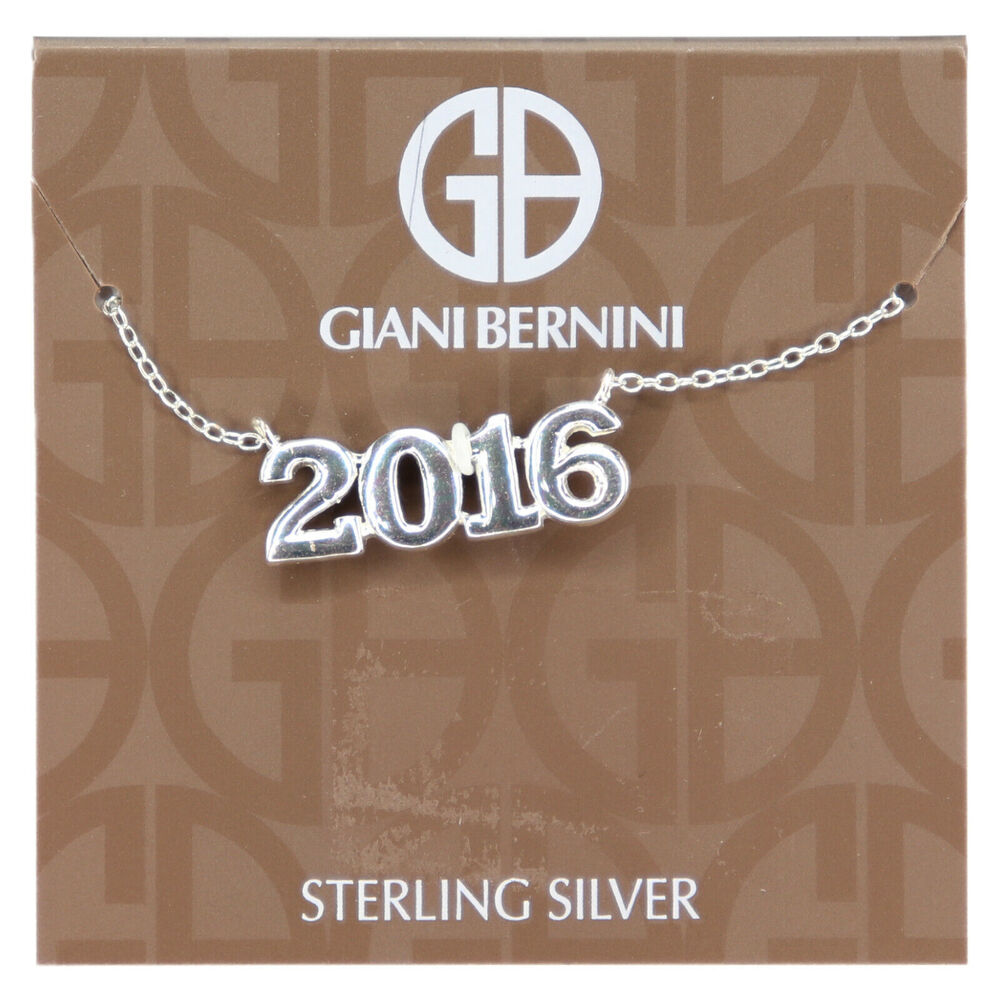 Giani Bernini 2016 Graduation Sterling Silver Pendant Necklace